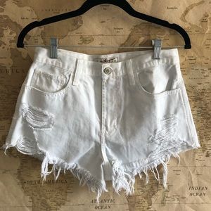 White Hollister Shorts